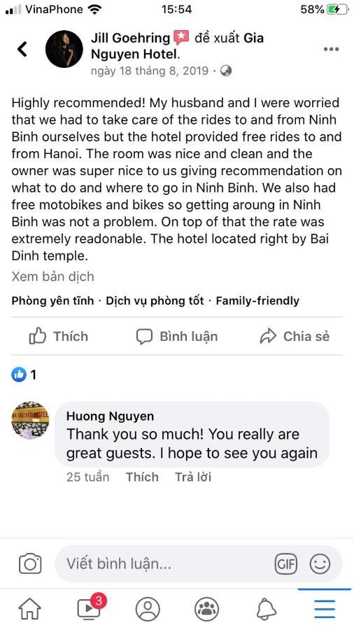 Gia Nguyen Hotel Ninh Binh Luaran gambar